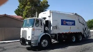 Republic Services - Volvo Xpeditor McNeilus Rear Load Garbage Truck (Manual Collection)