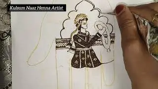 Left Hand Groom Bridal Unique Mehndi Design tutorial 2026 || Step By Step || New Mehndi Design