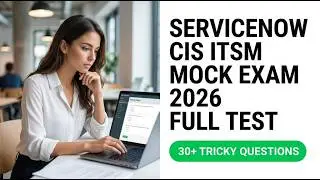 ServiceNow CIS ITSM Exam 2026 Full Mock Test And Questions To Pass Fast