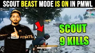 Scout 9 Kills Domination In World League | OR Taking 16 Kills Chicken Dinner In PMWL 2020