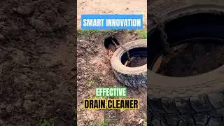 Smart Innovation! Used Tires Turned into an Effective Drain Cleaner