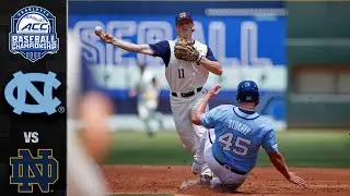 North Carolina vs. Notre Dame ACC Baseball Championship Highlights (2022)