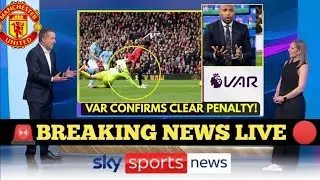 MAN UNITED ROBBED IN A BROAD DAYLIGHT AT OLD TRAFFORD  WHEN VAR OVERLOOKED A CLEAR PENALTY INCIDENT 