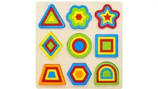 Fun Shape, Color, and Size Sorting Activity for Kids | 9 Types of Shapes