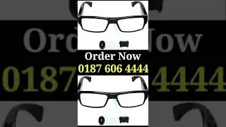 Latest Spy Glasses Camera FHD 1080P #Toolboxbd #spy camera
