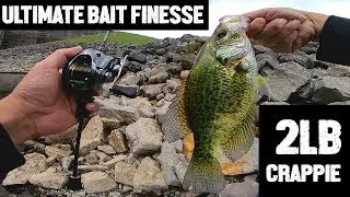 ULTIMATE BAIT FINESSE: BATTLES 2LB CRAPPIE SLAB AND OTHER SPECIES!