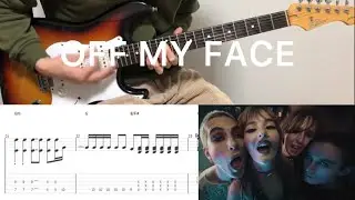 Måneskin - OFF MY FACE (guitar cover with tabs & chords)