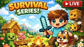 Minecraft | New Journey |  New Survival Challenges | PE |  Live🔴