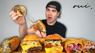 Ribeye Cheesesteak, Nashville Hot Fish Sandwich, Double Burger, Laffa, Fries, Dessert + Oui Melrose!