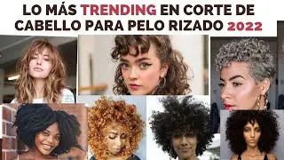 Guía de Cortes para CABELLO RIZADO 2022⭐Tendencia en Cortes de Cabello para Mujer.