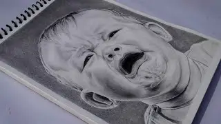 Little baby cute crying face 🥺😍|| pencil sketch ✏️|| full video ||