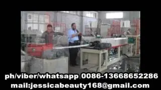 jessica-epe foam net pipe profile extrusion machine WhatsApp 0086-13668652286