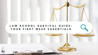 Prepare for your first week at law school