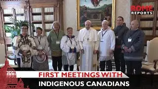 #PopeFrancis holds first meetings with Indigenous Canadians at the Vatican