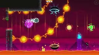 beating the level dash in geometry dash (All coins)