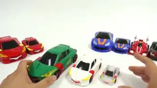 Turning Mecard New Junior Tero transforming car toy.