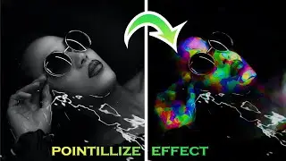 POINTILLZE EFFECT || Short Photoshop Videos || GFX Center