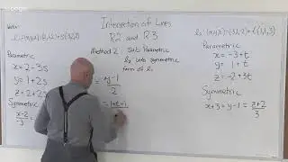 Intersections of Lines in R2 and R3