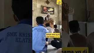 SALFOK Saat Sholat Jumat di Masjid Ar Rahman Klaten #jumatan #indonesia #sholat #videolucu #unik