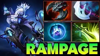 Rampage Drow Ranger Epic Comeback ! Dota 2 Drow Ranger Gameplay Build Carry Safelane 7.40
