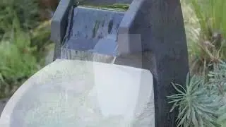 Aegea Modern Two Tone Cascade Urn Water Fountain