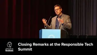 David Ryan Polgar closing remarks at the Responsible Tech Summit
