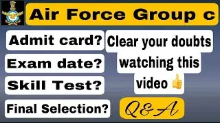 Air Force Group c Selection Process  | iaf Group c Chennai avadi | Indian Air Force Group c exam