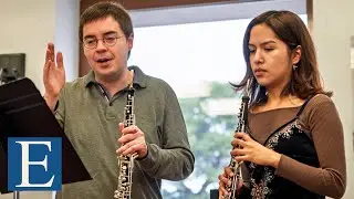 Masterclass de Ramón Ortega - Oboe - Sancan: Sonatina para oboe y piano - I. Modéré