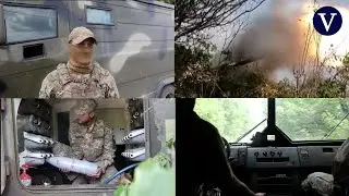 Viaje a una unidad de artillería ucraniana: “Los rusos no cuentan sus municiones, solo golpean”