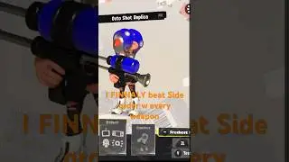 I FINNALY beat Splatoon 3 Side Order with every weapon!#splatoon3 #gaming #sideorder #nintendo