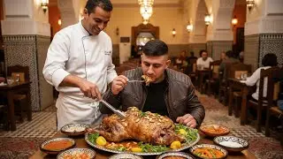 جربت الخروف الملكي المغربي  🇲🇦 المشوي وشاهدت كيف يتم تحضيره