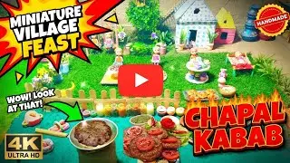 Chapli Kebab Recipe |miniature /NF Mini Food Homemade Chapli Kebabs