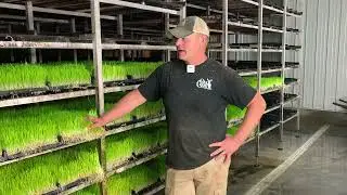 Nick Explains The Fodder System and Why We Use It At Oak Creek Whitetail Ranch (8-7-2023)