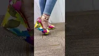 Adorable floral wedge sandals you can't look away from! #viral #trendy #sandal