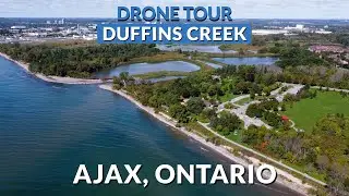 🚁 Majestic Duffins Creek in Ajax, Ontario: A Serene 4K Drone Adventure 🌊