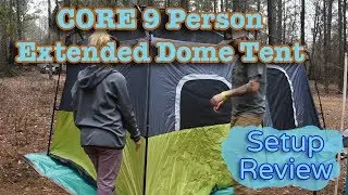 CORE 9 Person Extended Dome Tent -  Reviews