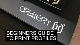 Artillery Sidewinder X1 Profile building for beginners