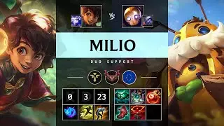 Milio Support vs Blitzcrank - EUW Grandmaster Patch 25.12