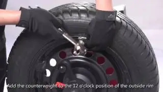 U-108 wheel balancer operation video