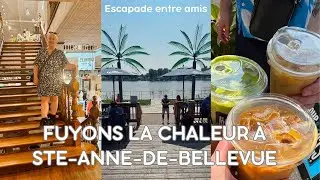 UNE JOURNÉE À STE-ANNE-DE-BELLEVUE ET AU IKEA POUR FUIRE LA CHALEUR - ESCAPADE ENTRE AMIS - VLOG