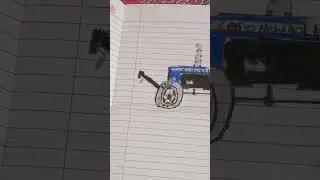 New Holland tractor modified drawing 4x4 💙💙💙💙💙🦅🦅🦅🦅🔥🔥🔥🔥