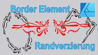 Randverzierung Pinsel Brush Affinity Designer 500 Abo Spezial