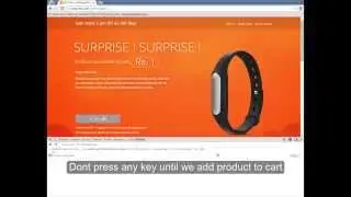 Tricks to buy Mi Band on flash sale