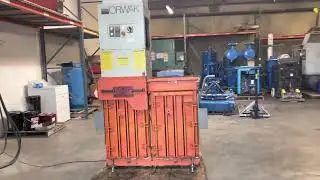 Orwak 5040 Hydraulic Double Chamber Waste Trash Compactor Baler 115VAC