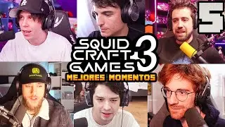 MEJORES MOMENTOS EN SQUID CRAFT GAMES 3 DIA 5