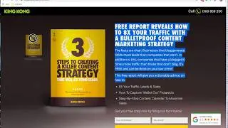 GroovePages Tutorial - Design Hacking a King Kong Landing Page
