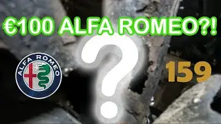 I bought an Alfa Romeo 159 for &euro;100 Euro's and this is what I got!  New project (2.2 JTS 2007)