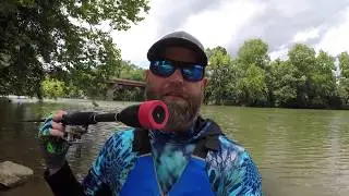 Fishing rod OVERBOARD!