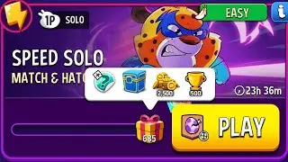 speed solo match & hatch super sized solo challenge | match masters 