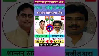बनगांव (पश्चिम बंगाल) लोकसभा चुनाव 2024 परिणाम ll Bangaon Lok Sabha Election 2024 Result